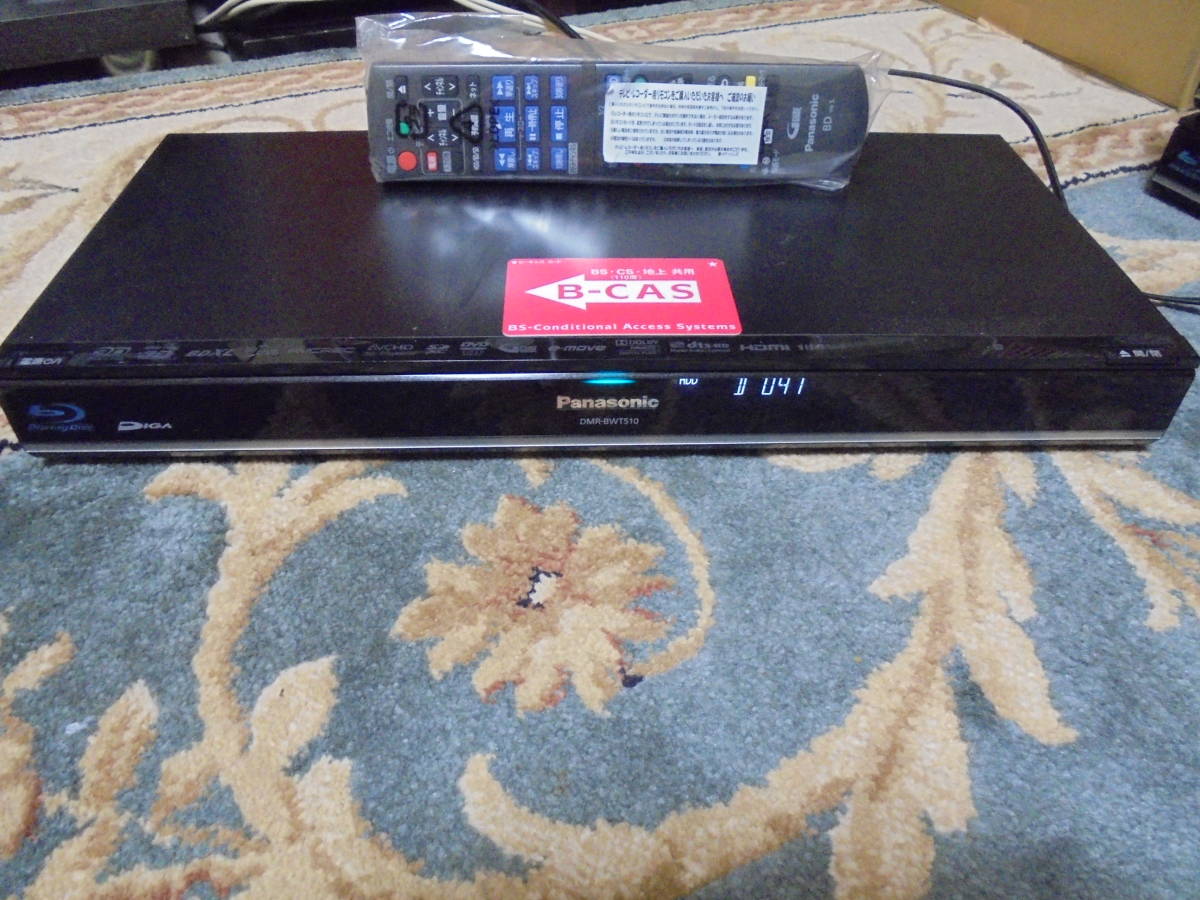 動作品500GB→3TBに換装PanasonicDMR-BWT510二番組同時録画 新品
