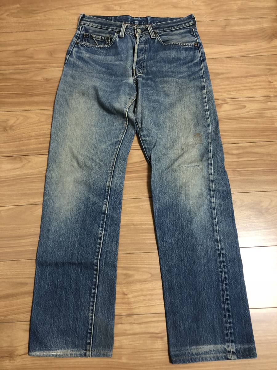 Q□70年 80年代 リーバイス 501 66後期 赤耳 無刻印 70s 80s