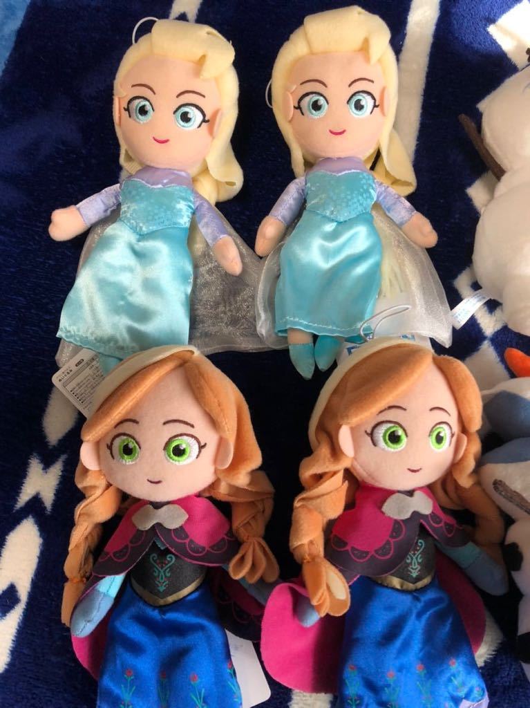 アナと雪の女王 2 アナ雪 ぬいぐるみ 12体 エルサ アナ オラフ ディズニー 映画(ディズニー)｜売買されたオークション情報、yahooの ...