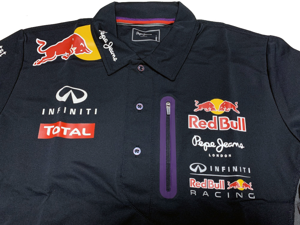 レッドブル　2015支給品　ポロシャツ　L　　非売品　Pepe Jeans リカルド　クビアト　インフィニティ