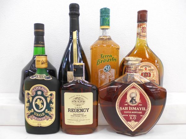 7本セット ウイスキー ブランデー ナポレオン 古酒 洋酒 ブランデー