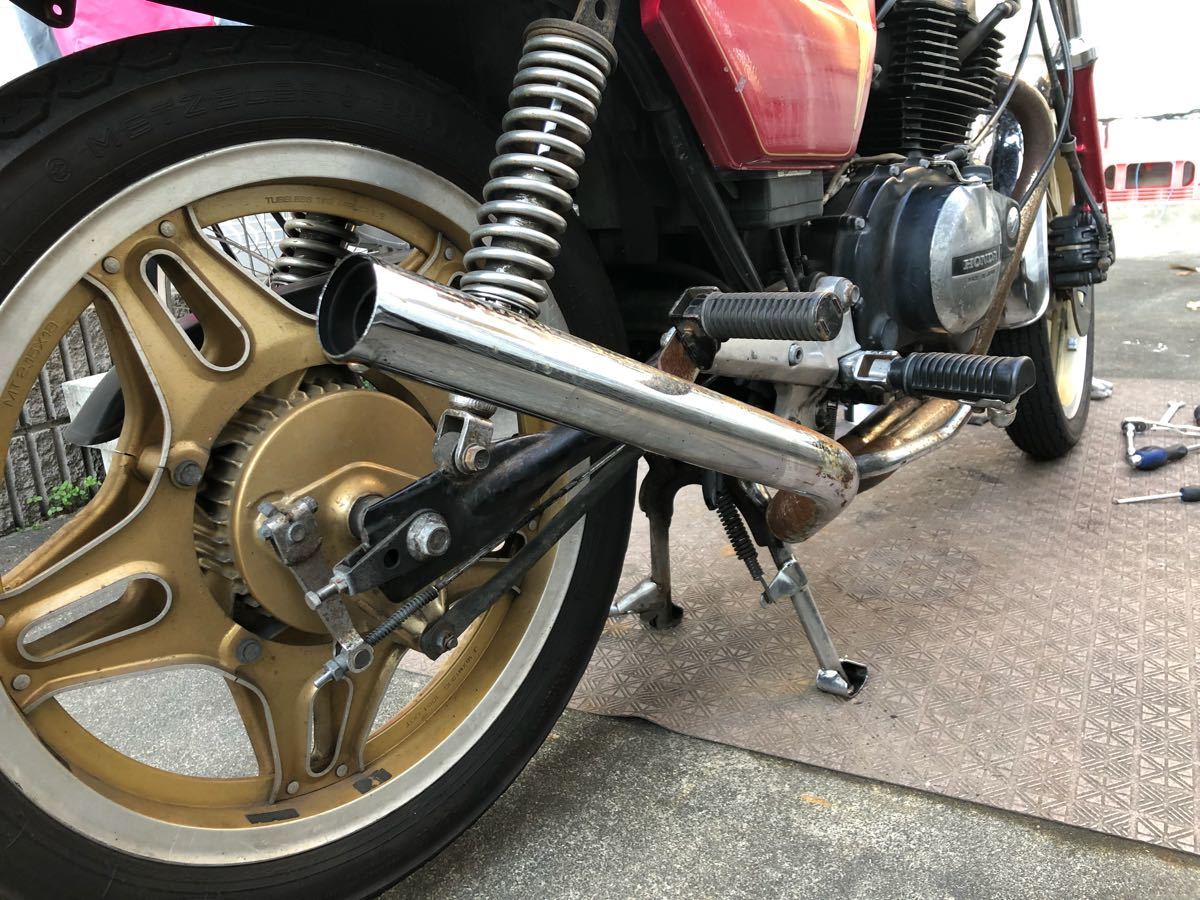 ホーク　バブ　集合管 ホークIII スーパーホーク CB400N ホーク2 CB250T バブ 集合管