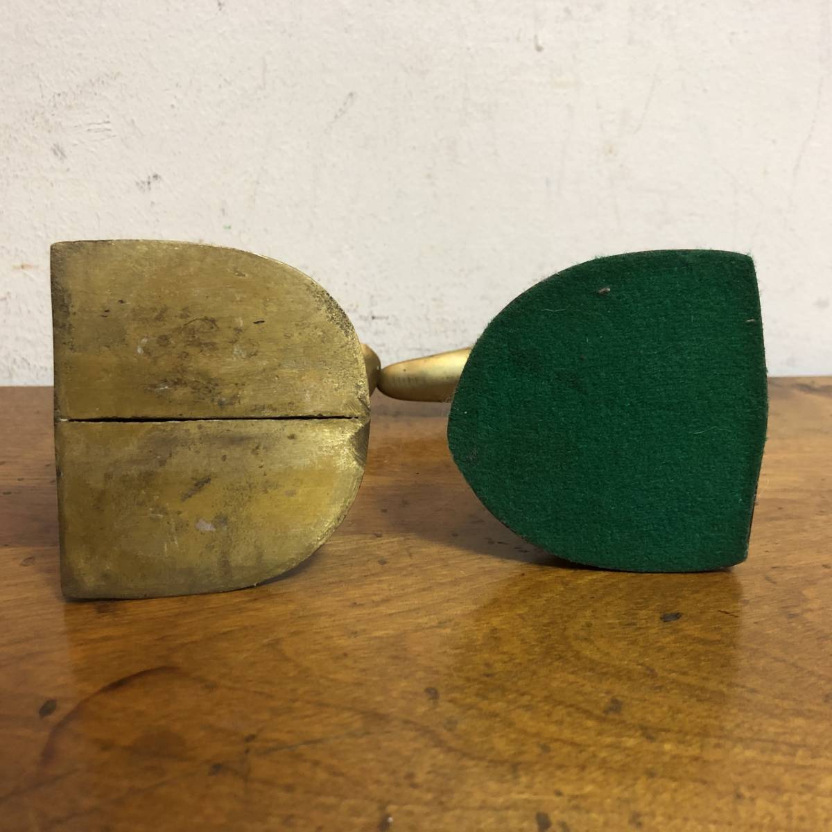 ビンテージ　真鍮　ブックスタンド　アヒル　動物　鳥　金属　置物　雑貨　USA　インテリア　1203_6