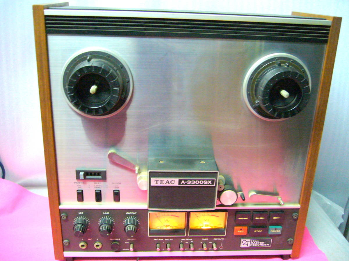 TEAC A-3300SX オープンリールデッキ ジャンク ☆ TEAC A-3300SX ジャンク品 ☆ 家電、AV、カメラ オープンリール