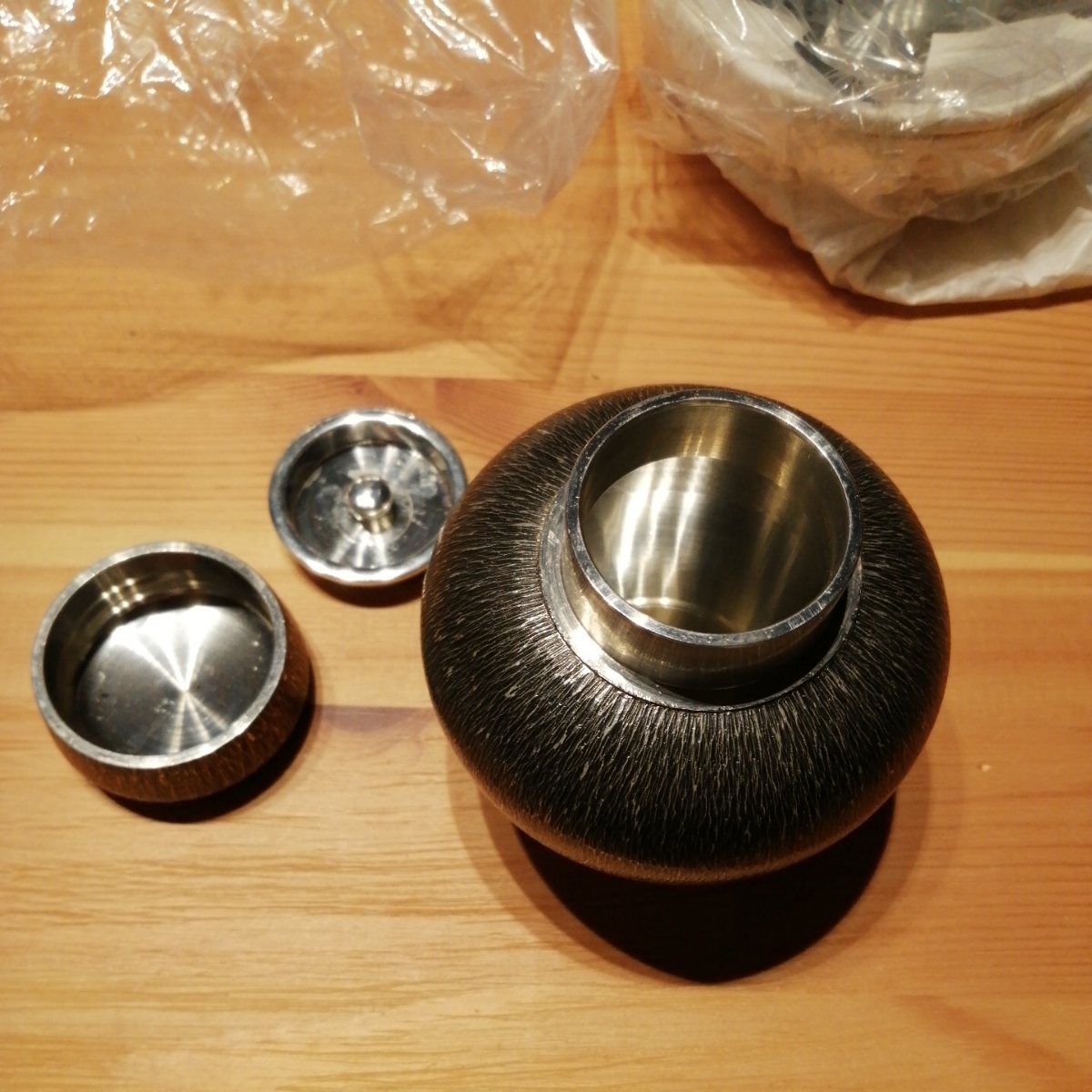 錫半 本錫 煎茶道具 - Yahoo!オークション 茶托⁄急須⁄茶 (金属工芸) 桑園