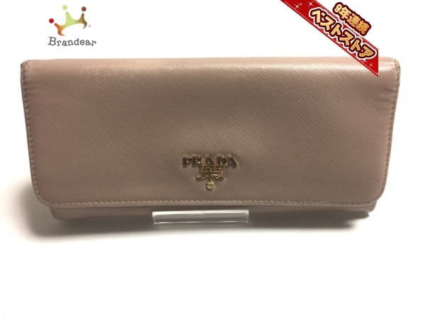 【品質保証，2026】 プラダ PRADA 長財布 1MH132 - サフィアーノレザー ベージュ 財布(女性用財布)｜売買されたオークション情報、yahooの商品情報をアーカイブ公開 - オークファン 服飾小物