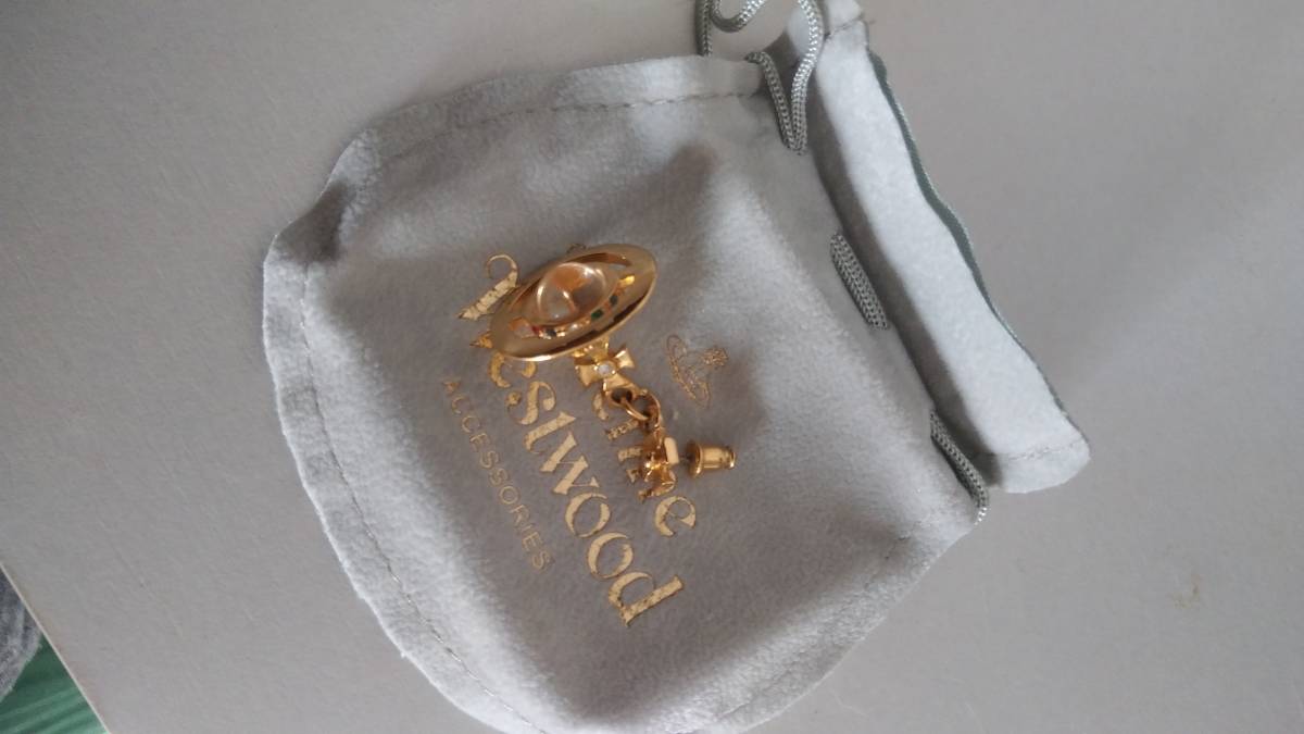 ヴィヴィアンウエストウッド　旧タイニーオーブピアス　片方のみ_2