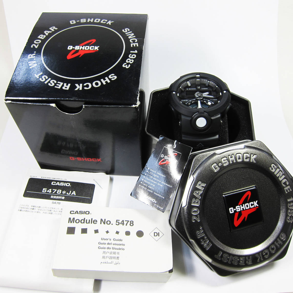 M1985○ Gショック G-SHOCK GA-500-1AJF スポーティデザイン 