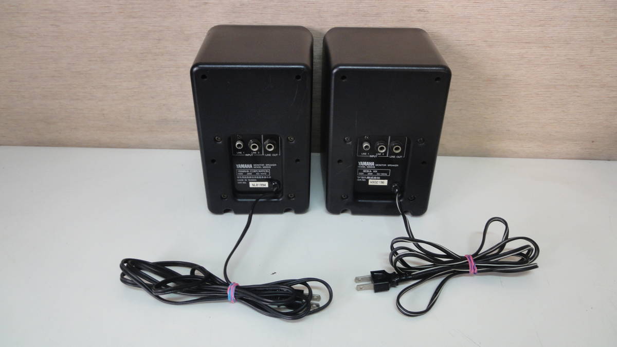 動作確認済み YAMAHA スピーカー MS101 Ⅱ 2台セット YAMAHA モニタースピーカー ヤマハ MS101 MS101-4 II Ⅱ 美品 2台