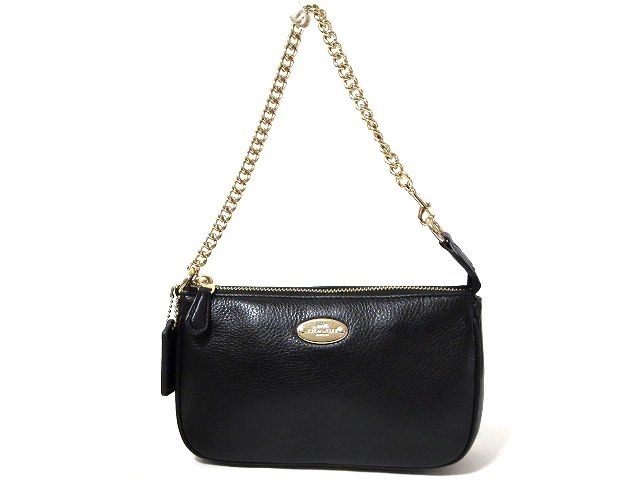 美品 COACH コーチ ハンドバッグ アクセサリーポーチ F53340
