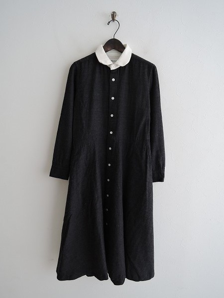 モリカゲシャツ Morikage Shirt Kyoto シャツワンピース Ssウール毛コットン綿ダークグレー起毛レディース1219 81l91 Xsサイズ以下 売買されたオークション情報 Yahooの商品情報をアーカイブ公開 オークファン Aucfan Com