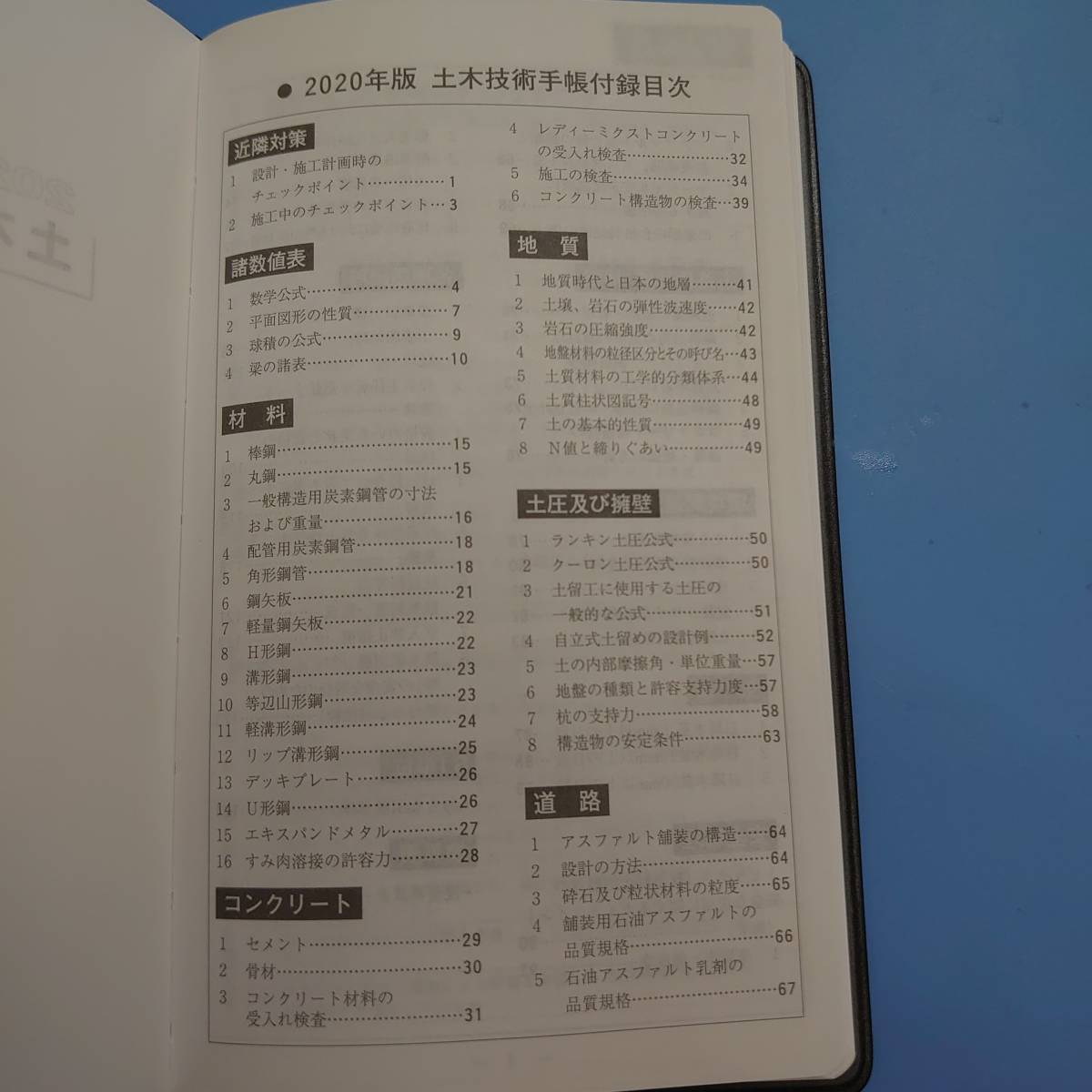 土木技術手帳2020_6