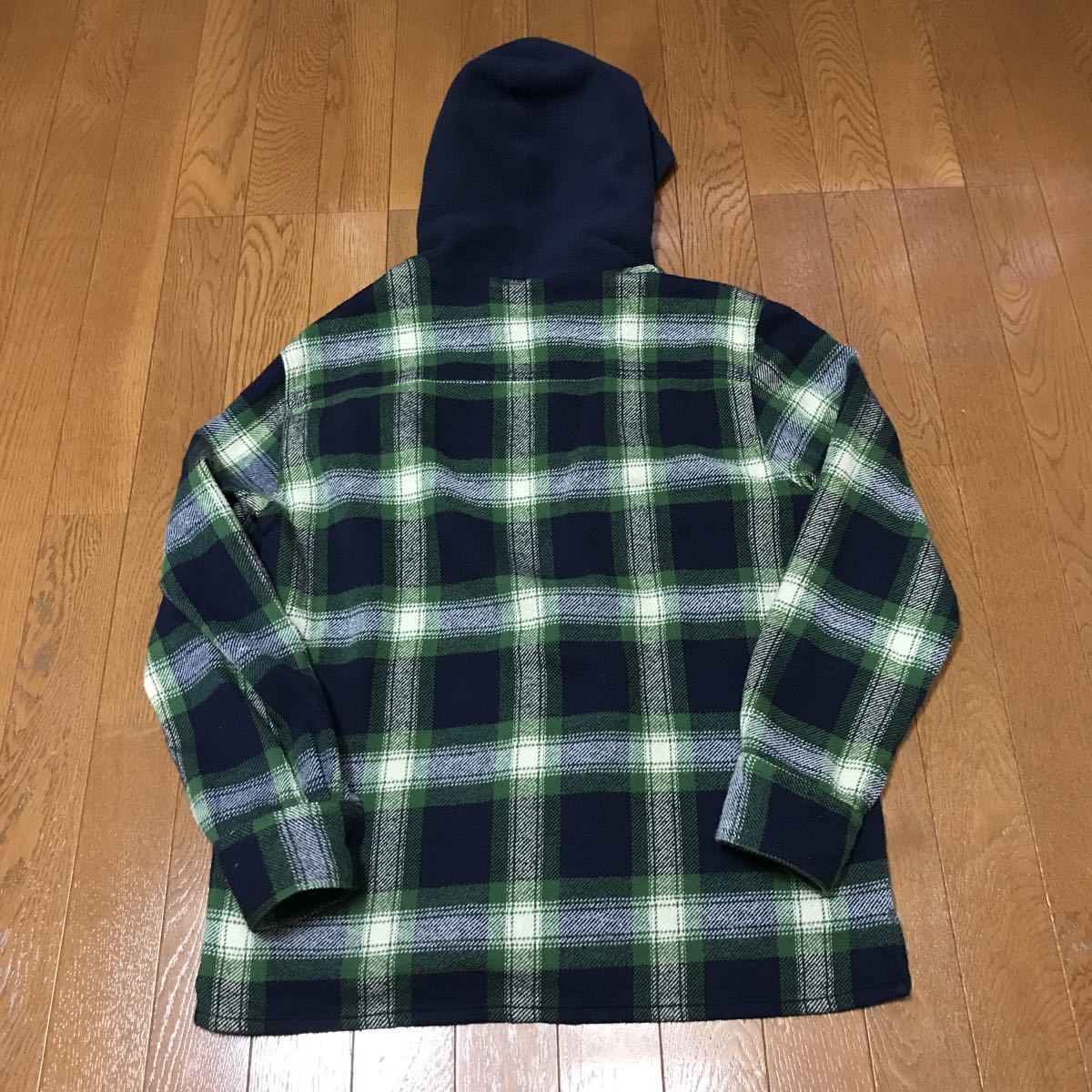 DESCENDANT Hooded SHIRT ネルシャツ 