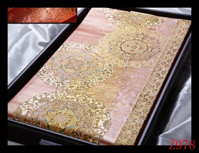 Z978】◇厳選西陣逸品◇金彩献上華文◇優雅な装い◇純金糸◇正絹◇六