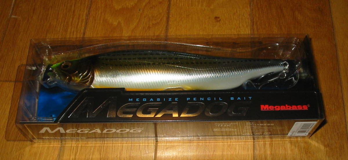 【格安，大人気】 Megabass MEGADOG／メガバス メガドッグ 220／和銀コノシロ(トップウォーター)｜売買されたオークション情報、yahooの商品情報をアーカイブ公開 - オークファン 海水