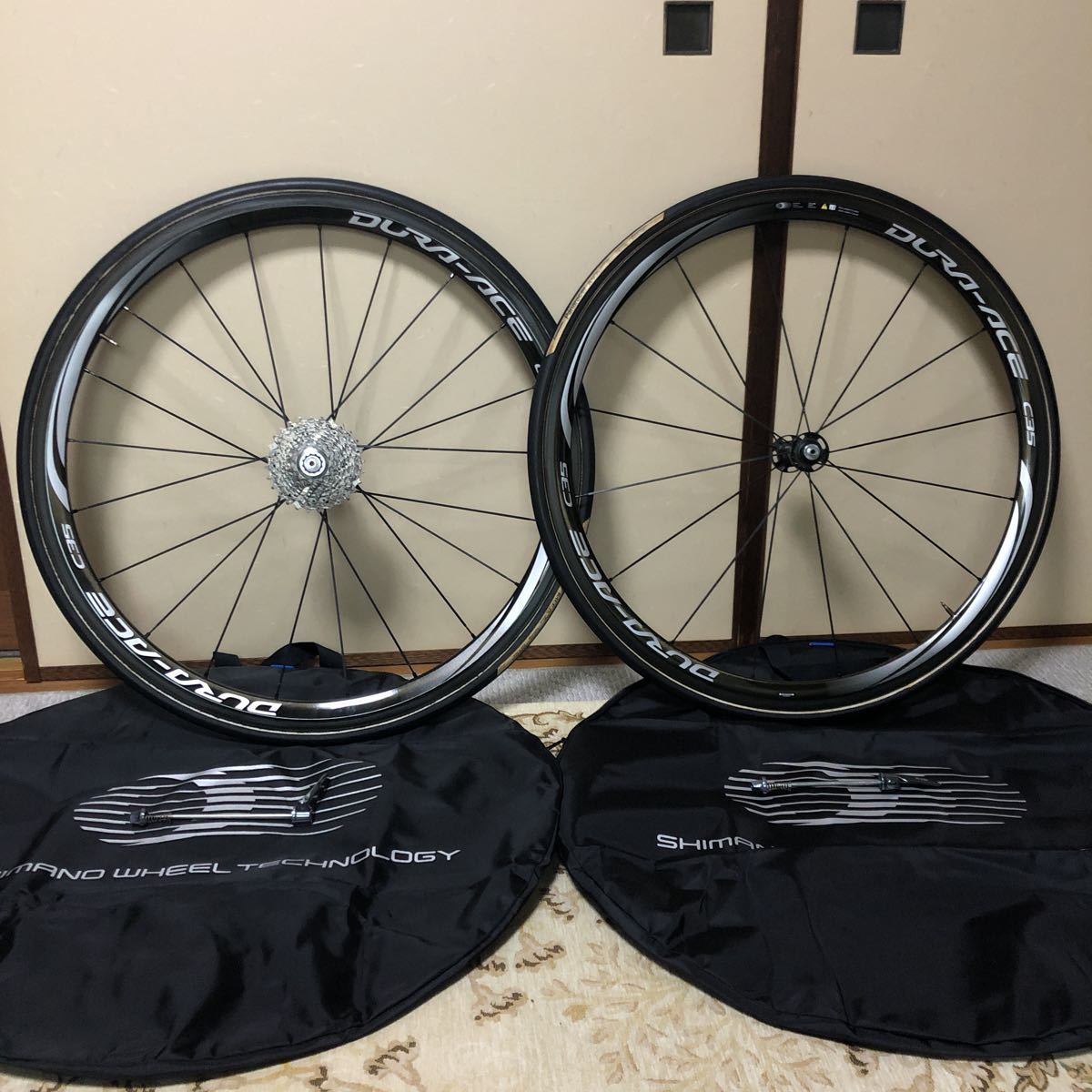 【限定セール，高品質】 シマノ WH-9000 デュラエースC35TU(27インチ、700C)｜売買されたオークション情報、yahooの商品情報をアーカイブ公開 - オークファン ホイール（完組、手組）