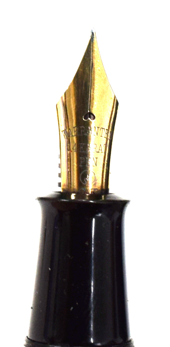 【高品質，HOT】 MM275 クランテッド ビンテージ 万年筆 太字 文房具 14KARAT吸入式 筆記具 破損なし ブラック(筆記用具)｜売買されたオークション情報、yahooの商品情報をアーカイブ公開 - オークファン 筆記用具