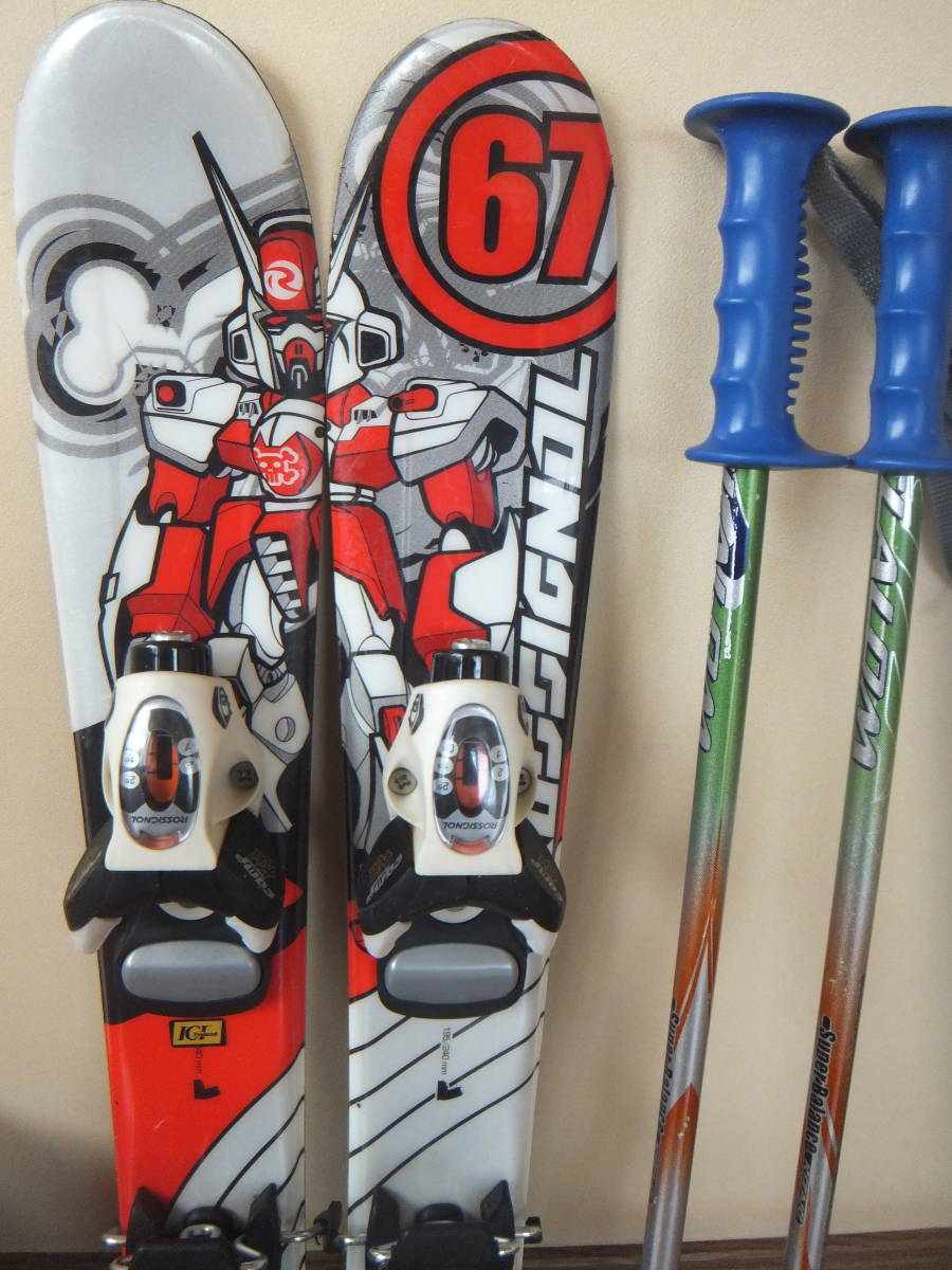 【得価，お買い得】 ■スキーデビュー■幼児用セット■ロシニョール＊67cm■ブーツ＊16cm■ストック付■