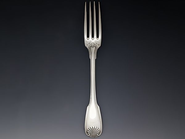 ◆◆Christofle（クリストフル）・純銀950シルバー製フォーク◆◆ 　20.5cm82g　　　 同じお品2本出品中お得な方へご入札を　　52337465