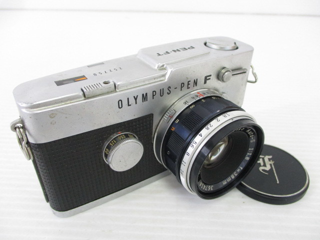 PEN FT OLYMPUS PEN-Fシリーズのレンズ | Pen Olympus 38mmF1.8付き