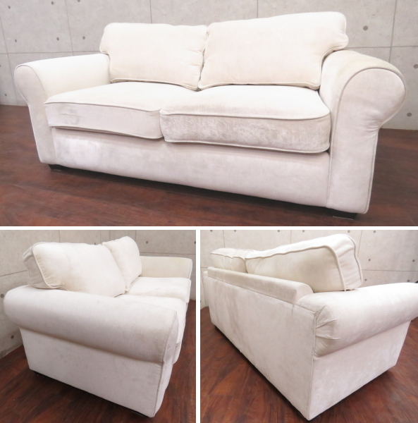 ■Laura Ashley/ローラアシュレイ■高級■BURGESS/バージェス■エレガント■2P/2人掛けソファ■20万■ssx4023f