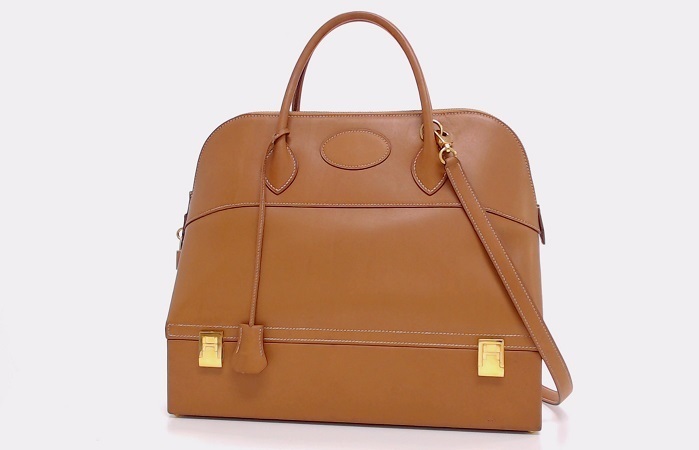 1円美品☆エルメス☆マクファーソン 2way ハンドバッグ ゴールド