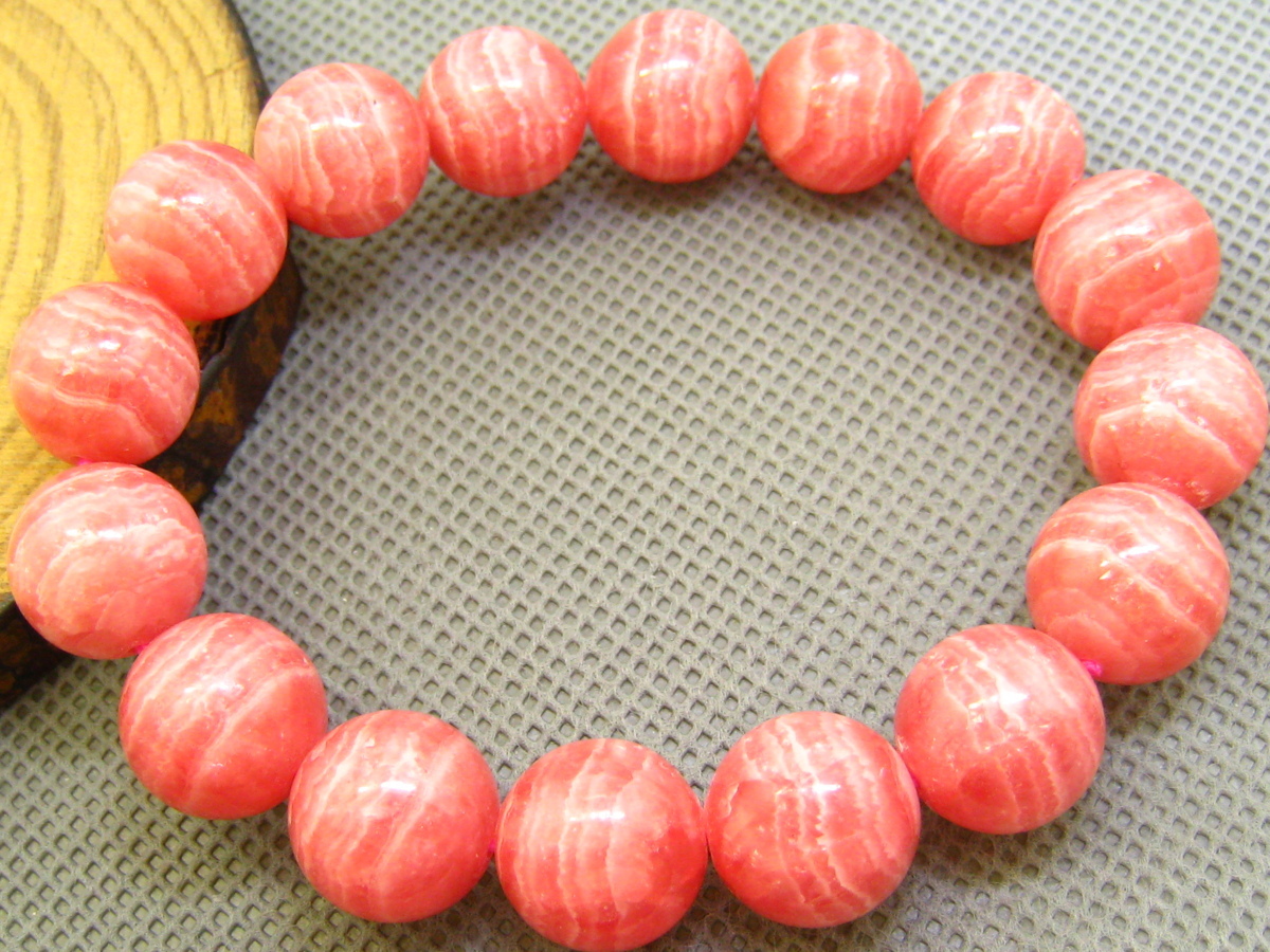 SALE，高品質 0612g154 天然石 65Aアルゼンチンインカローズ ブレス 13mm(天然石、半貴石)｜売買されたオークション情報、yahooの商品情報をアーカイブ公開 - オークファン 天然石、半貴石