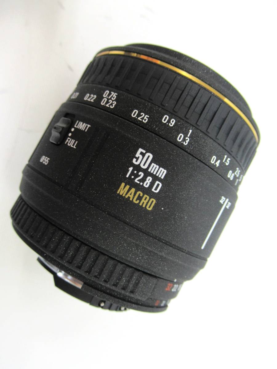SIGMA/シグマ】④/50mm F2.8 MACRO EX/1004248/Nikonマウント/デッド