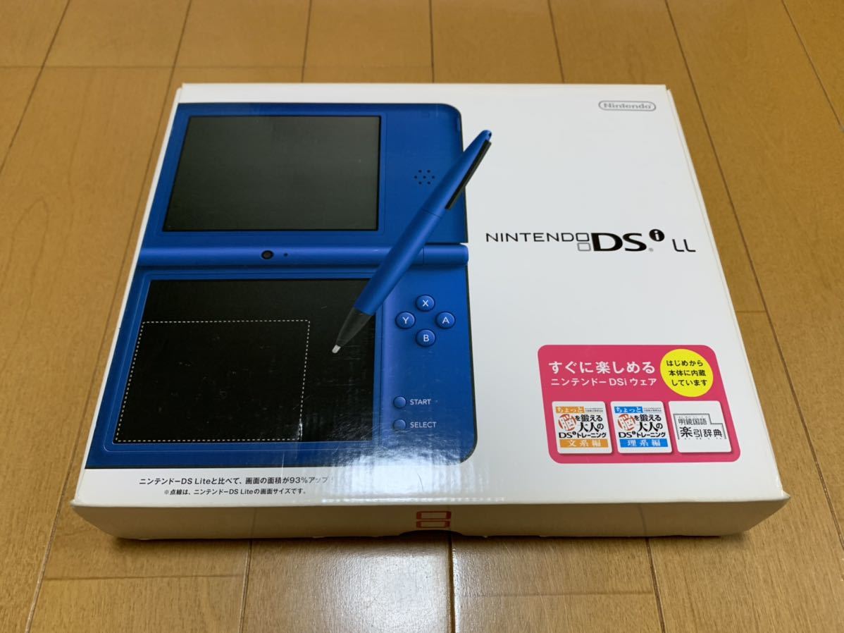 【人気SALE，HOT】 任天堂 DSi LL 本体 ブルー(DSi LL)｜売買されたオークション情報、yahooの商品情報をアーカイブ公開 - オークファン ニンテンドーDS本体