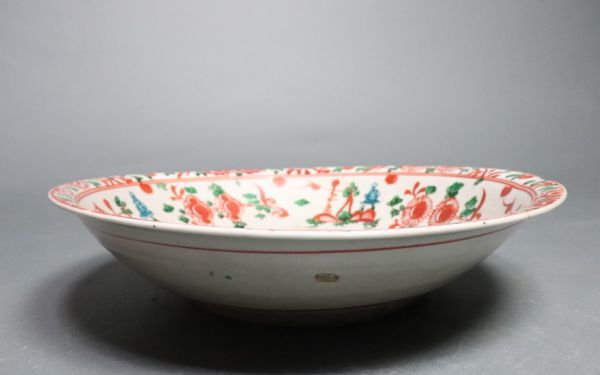 美術品・アンティーク・コレクション 古玩 中国美術 陶器 呉須赤絵 龍