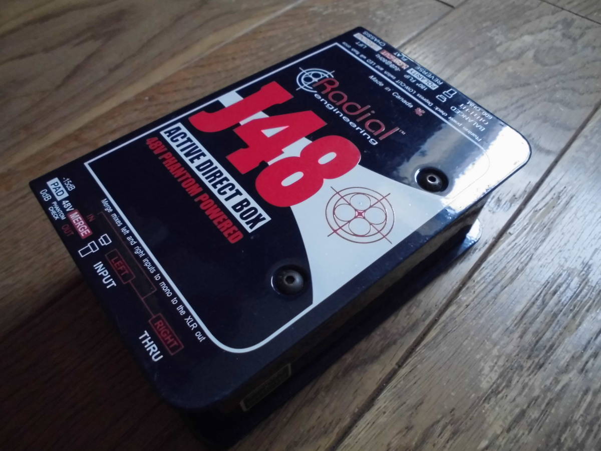 J48 Radial Active Box Direct 1-Channel 48v Engineering 
