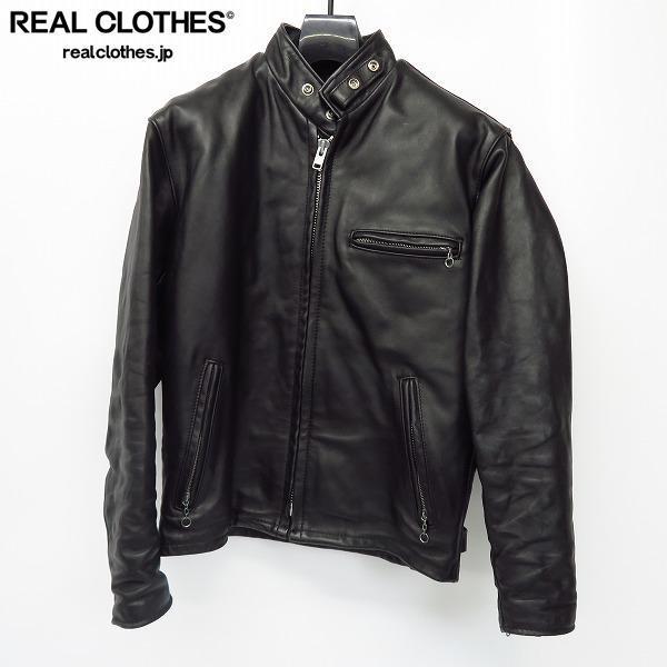アトミックガレージ  レザー シングル ライダース ジャケット ライナー付 32 ジャケット/アウター アトミックガレージ レザー シングル ライダース