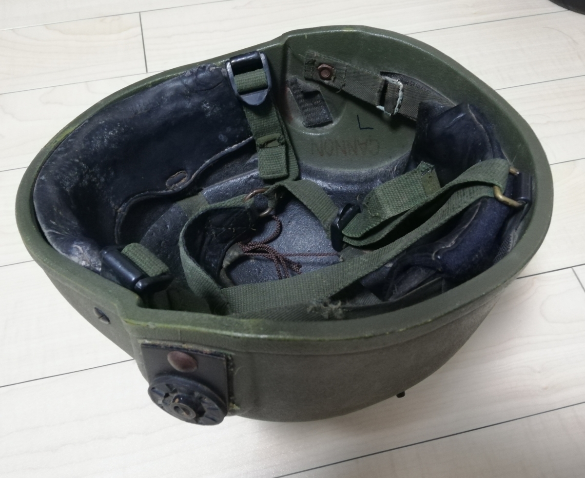 実物　英軍　mk6ヘルメット　イギリス軍　中古　Lサイズ イギリス軍 Mk6ヘルメット 実物 中古 Lサイズ - 実物 mk6ヘルメット