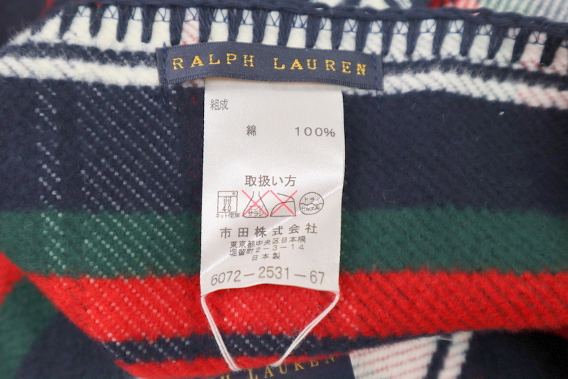 ラルフローレン ひざ掛け ブランケット 公式通販 スロウ 大判 RALPH