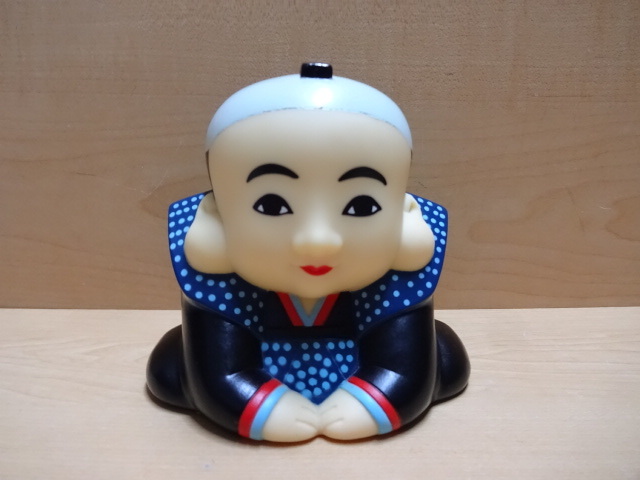 貯金箱 コムサ 福助 COMME CA FUKUSUKE ソフビ 企業物
