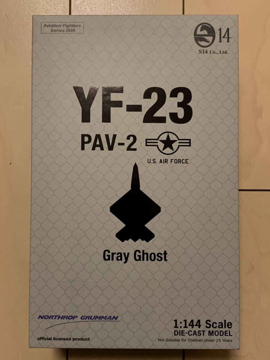 1/144 YF-23 PAV-2 Gray Ghost アメリカ空軍 ダイキャスト 完成品 S14