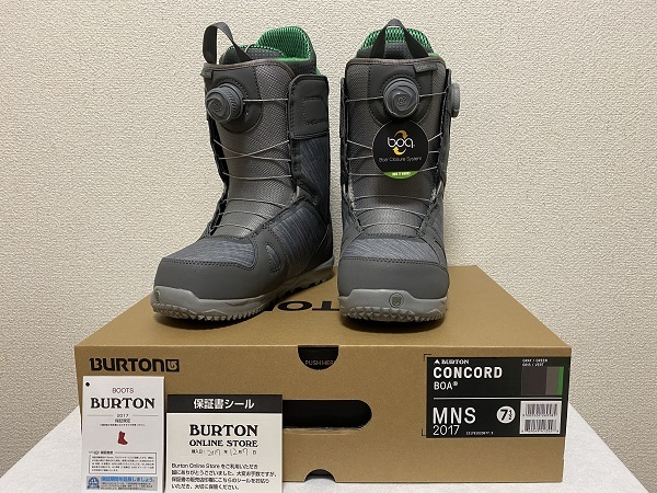 BURTON BOOTS ブーツ CONCORD BOA US7.5 25.5cm Burton BOA CONCORD