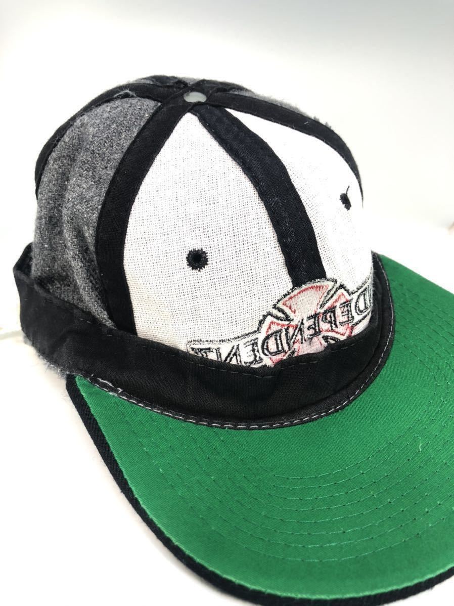 90s independent ウール キャップ vintage supreme old skate インディ 