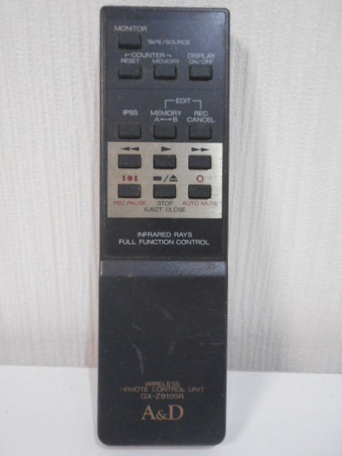 カセットデッキ A&D GX-Z9100R リモコン AKAI ・調整 Yahoo
