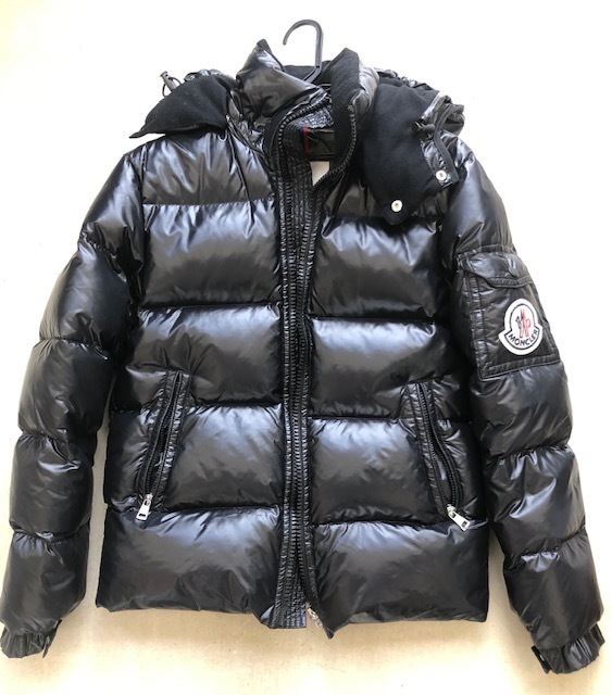 美品☆MONCLER☆モンクレール☆フード☆ヒマラヤ☆ナイロン☆ダウンジャケット☆ブラック☆サイズ0☆