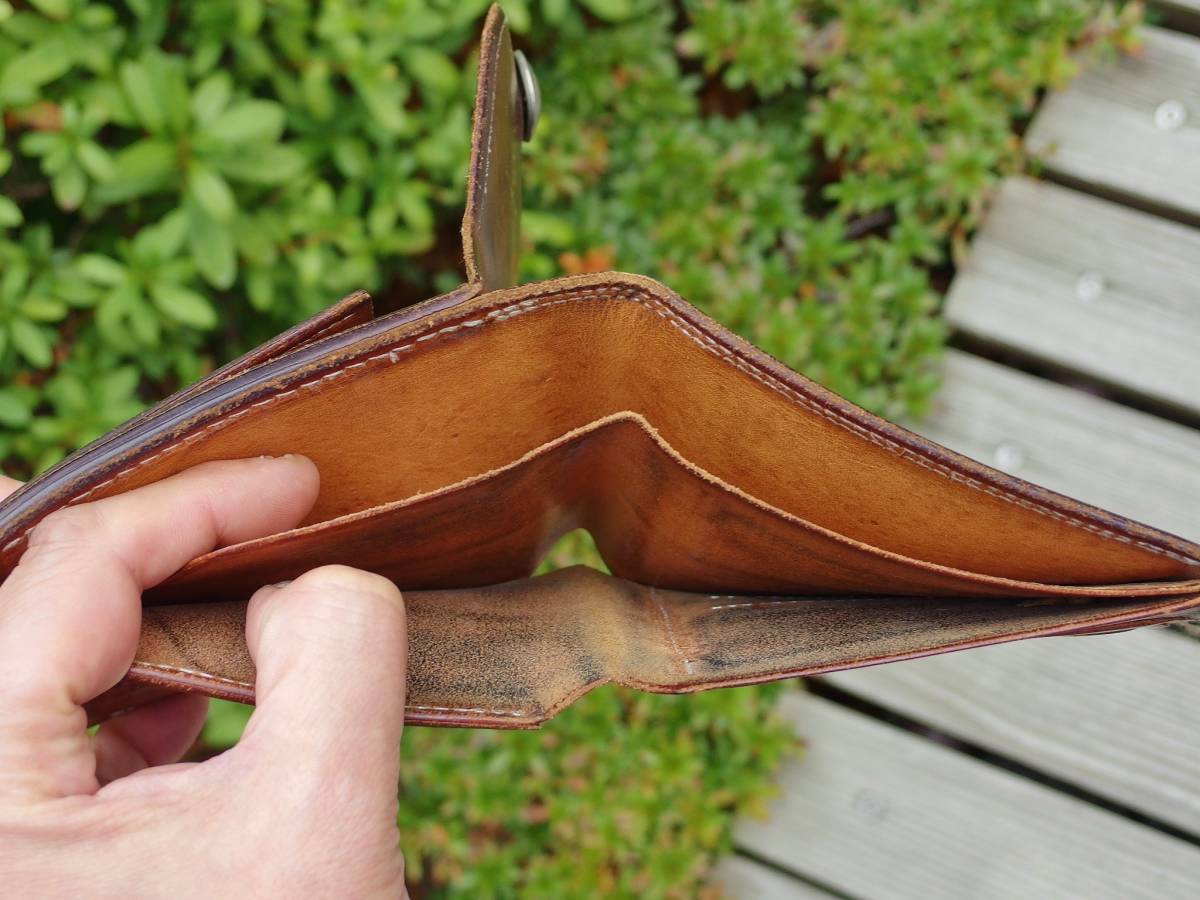 GORO'S Saddle Leather WALLET ゴローズ 新型 5セントコイン コンチョ
