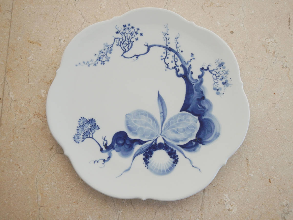 マイセン　ブルーオーキッド　皿　MEISSEN 6客セット マイセンブルーオーキッド皿MEISSEN 6客セット 【公式通販】
