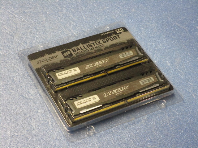 ☆CFD Ballistix DDR4 PC4-21300 8GB 2枚組 合計：16GB 【W4U2666BMS