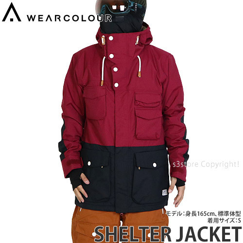 激安大特価，正規品 1円 16 WEAR COLOUR SHELTER JACKET BURGUNDY M ウェア カラー シェルター ジャケット スノー 登山 WEAR MENS 同梱不可(Mサイズ)｜売買されたオークション情報、yahooの商品情報をアーカイブ公開 - オークファ トップス、ジャケット
