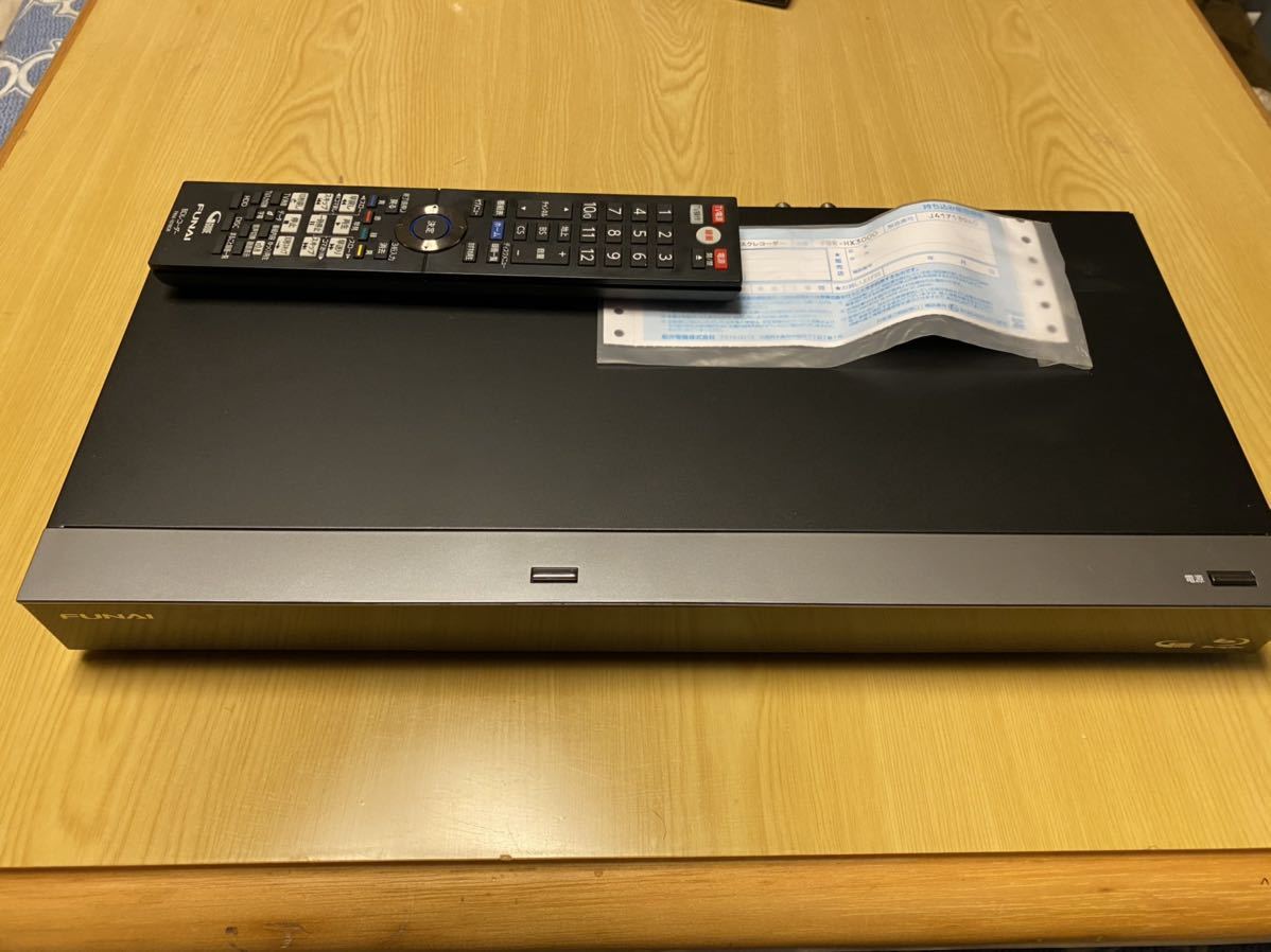 フナイ FBR-HX3000 3TB 美品 FUNAI 6チューナー 3TBブルーレイディスク