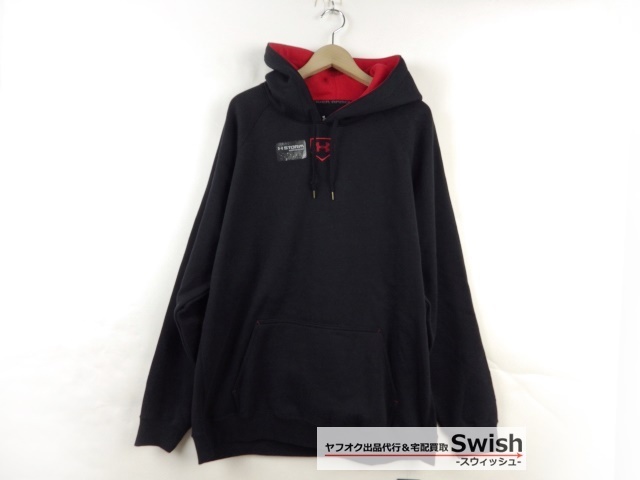  A908 UNDERARMOUR アンダーアーマー UA ストームロースターフーディー パーカー 3XL 黒(その他)｜売買されたオークション情報、yahooの商品情報をアーカイブ公開 - オークファン 大人用