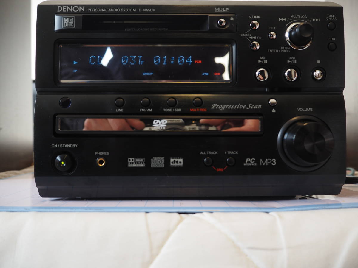 DENON D-MA5DV デノン CD⁄DVD⁄MD⁄USB-DAC コンポ 完動品