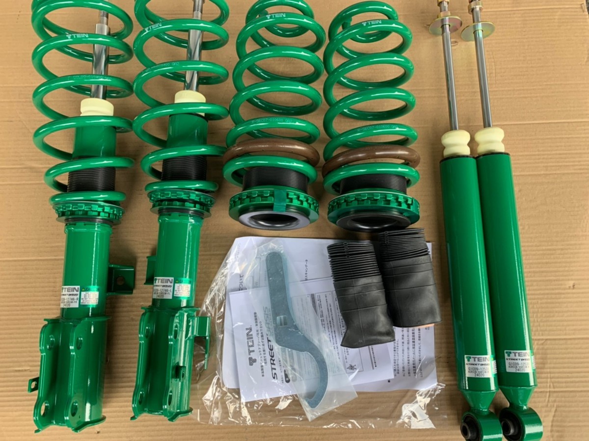 100%新品，格安 テイン TEIN STREET BASIS DAMPER 車高調整キット エスティマ ACR55W エスティマハイブリッド AHR20W 1円スタート GSC08-11AS2(サスペンションキット（一式）)｜売買されたオークション情報、yahooの商品情 サスペンションキット（一式）