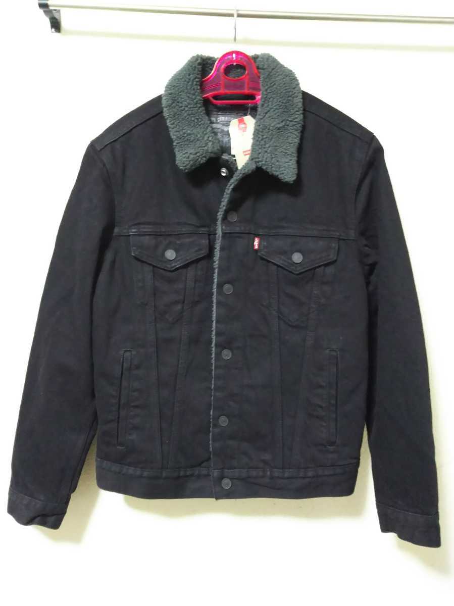 格安，安い リーバイス裏ボアデニムジャケット防寒メンズSブラックジージャン黒ライダースLevi''s Gジャン JACKET(ジージャン)｜売買されたオークション情報、yahooの商品情報をアーカイブ公開 - オ 男性用