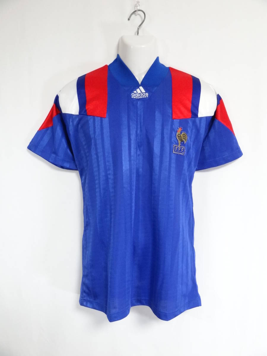 フランス 代表 1992 ホーム ユニフォーム インポート S アディダス ADIDAS France サッカー(フランス)｜売買されたオークション情報、yahooの商品情報をアーカイブ公開 - オークファン ユニフォーム